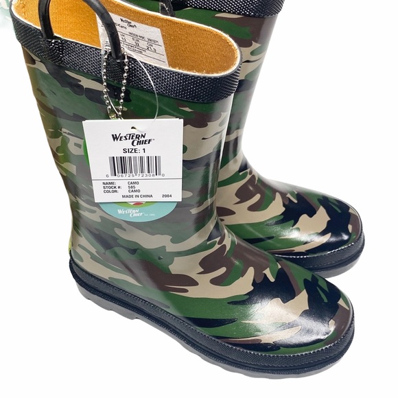 new Western Chief ★ Limited Ed Camo Rain Boot ★ - Picture 12 of 16